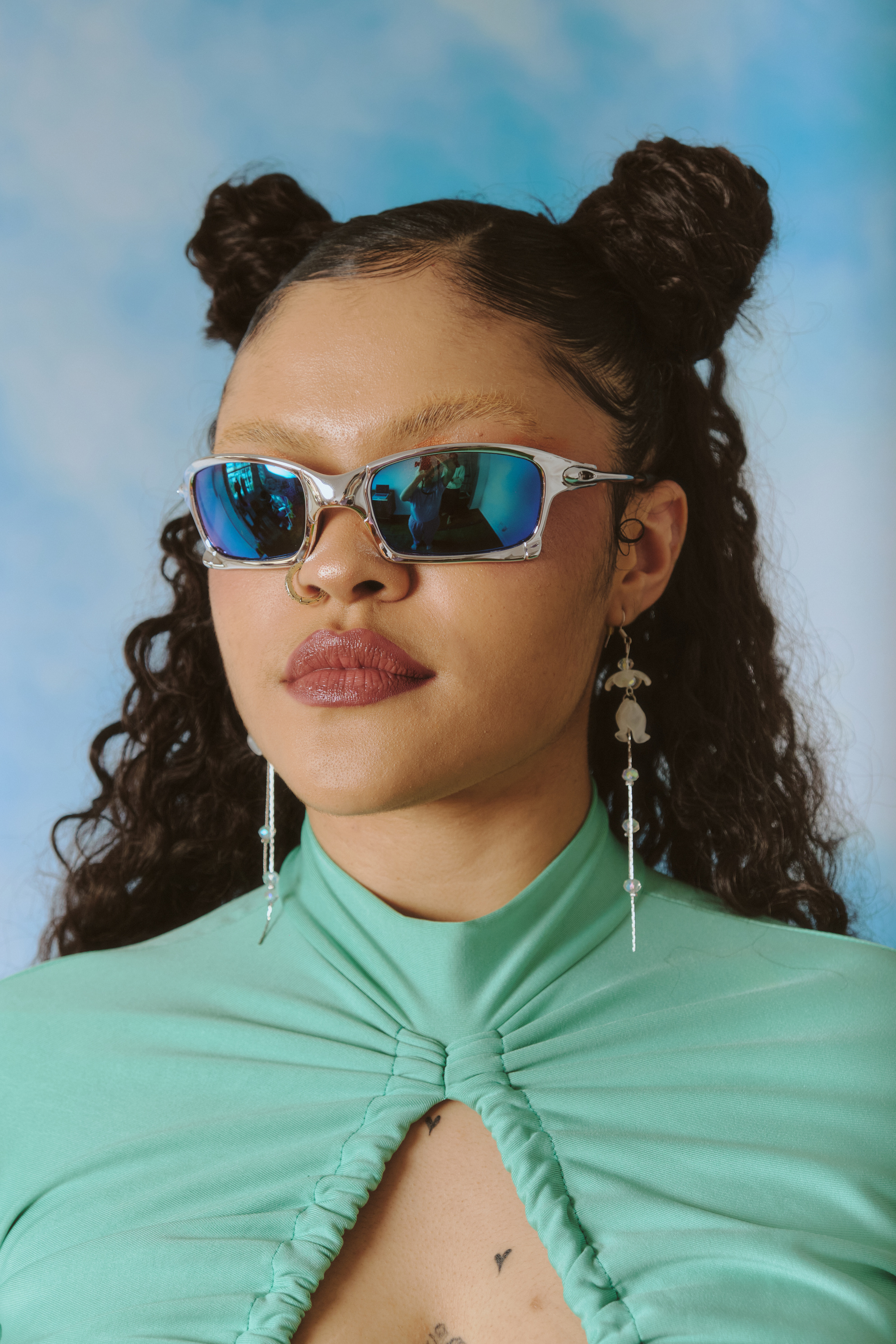 Portrait of a Woman in Sunglasses